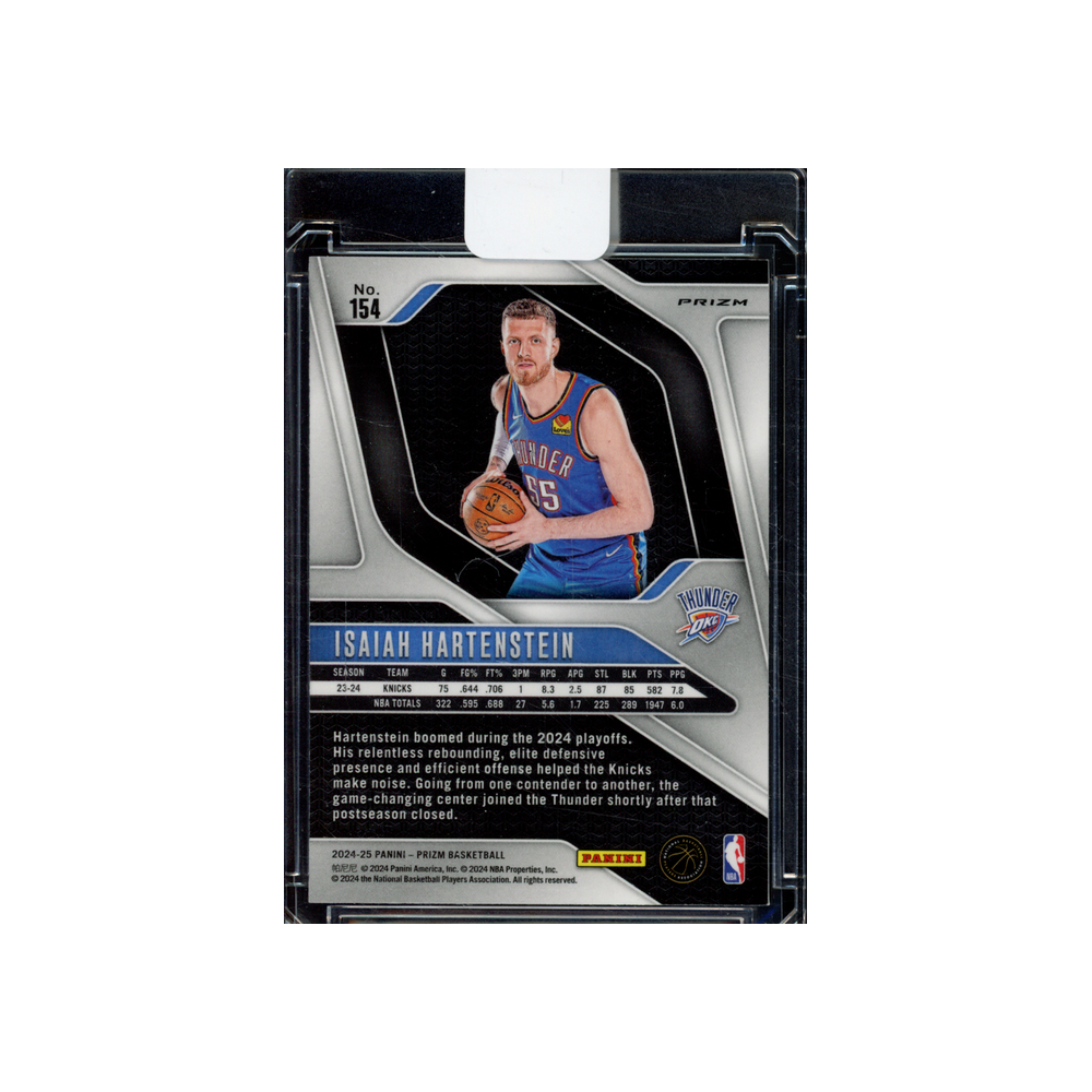Isaiah Hartenstein 2024-25 Panini Prizm Basketball Tiger Prizm