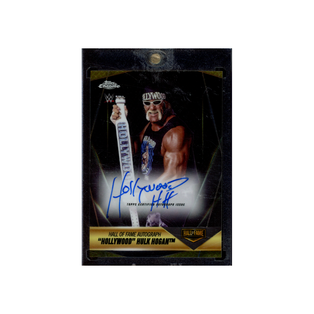 Hollywood Hulk Hogan 2025 Topps Chrome Hall of Fame Auto
