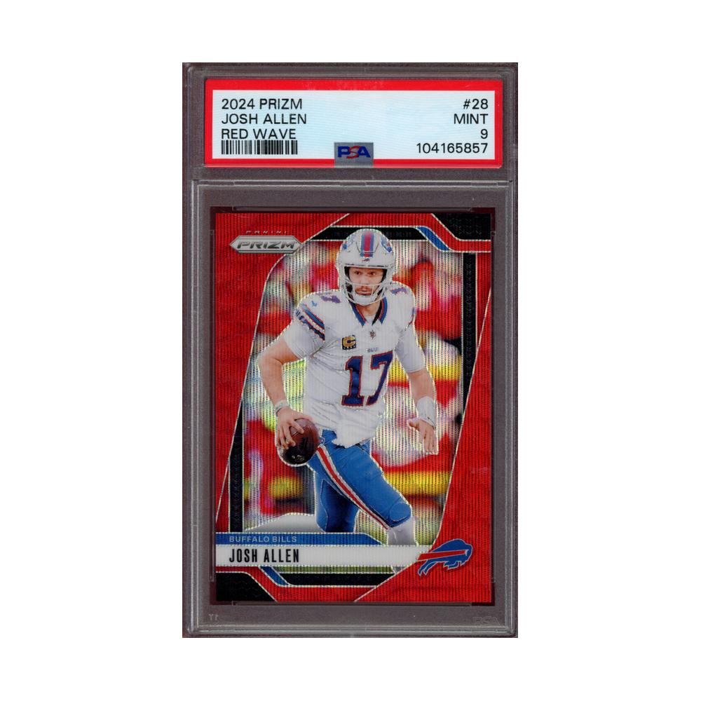 Josh Allen 2024 Panini Prizm Football Red Wave Prizm /149