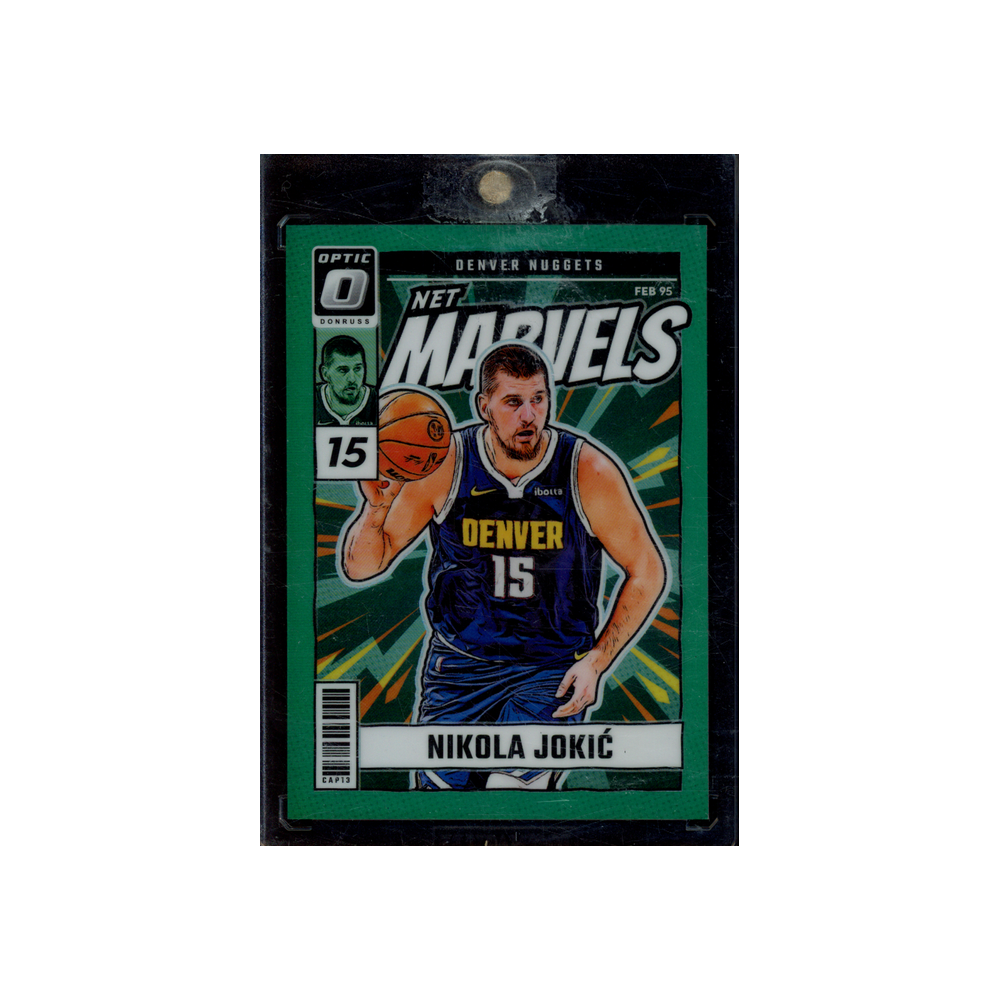 Nikola Jokic 2024-25 Panini Donruss Optic Basketball Net Marvels Green /5