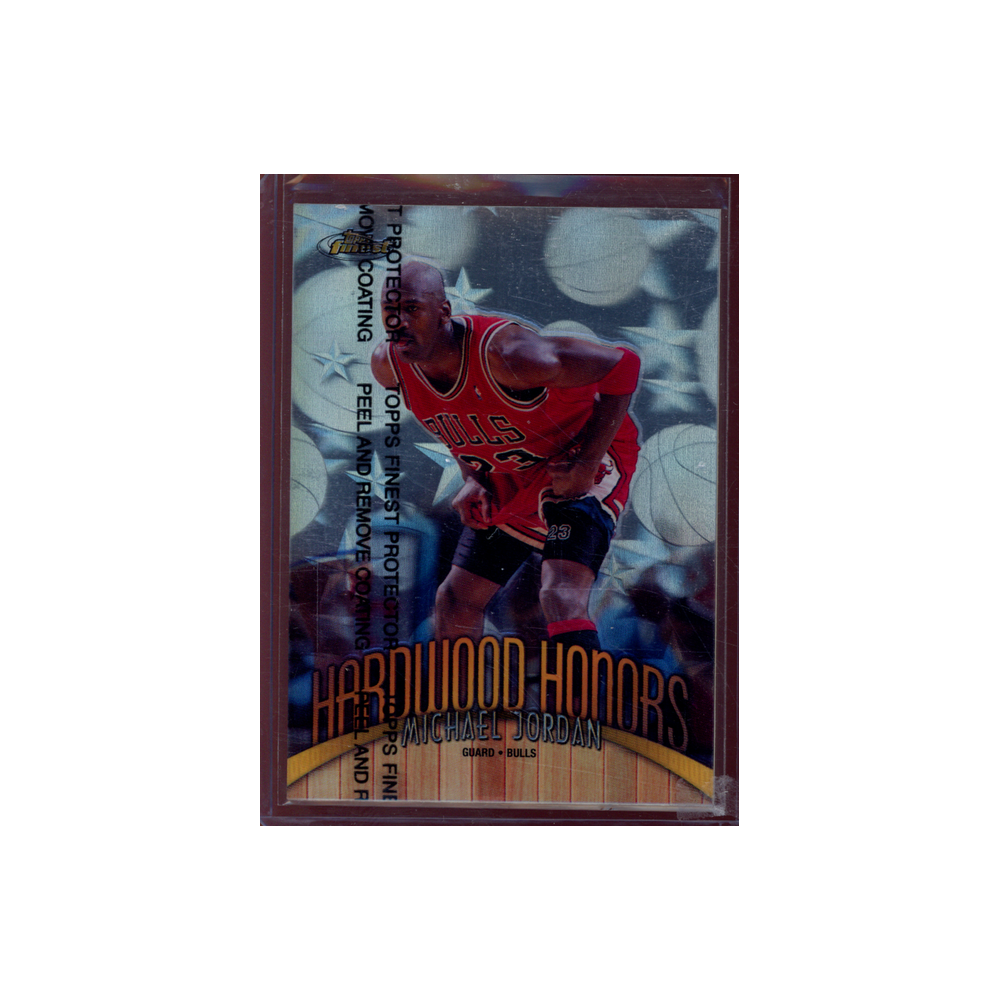 Michael Jordan 1998 Topps Finest Hardwood Honors