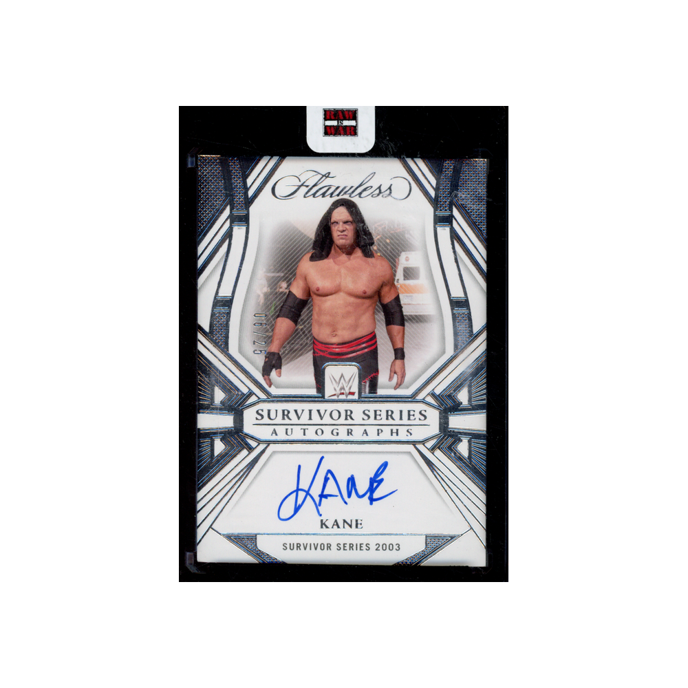 Kane 2024 Panini Flawless WWE Survivor Series Auto /25