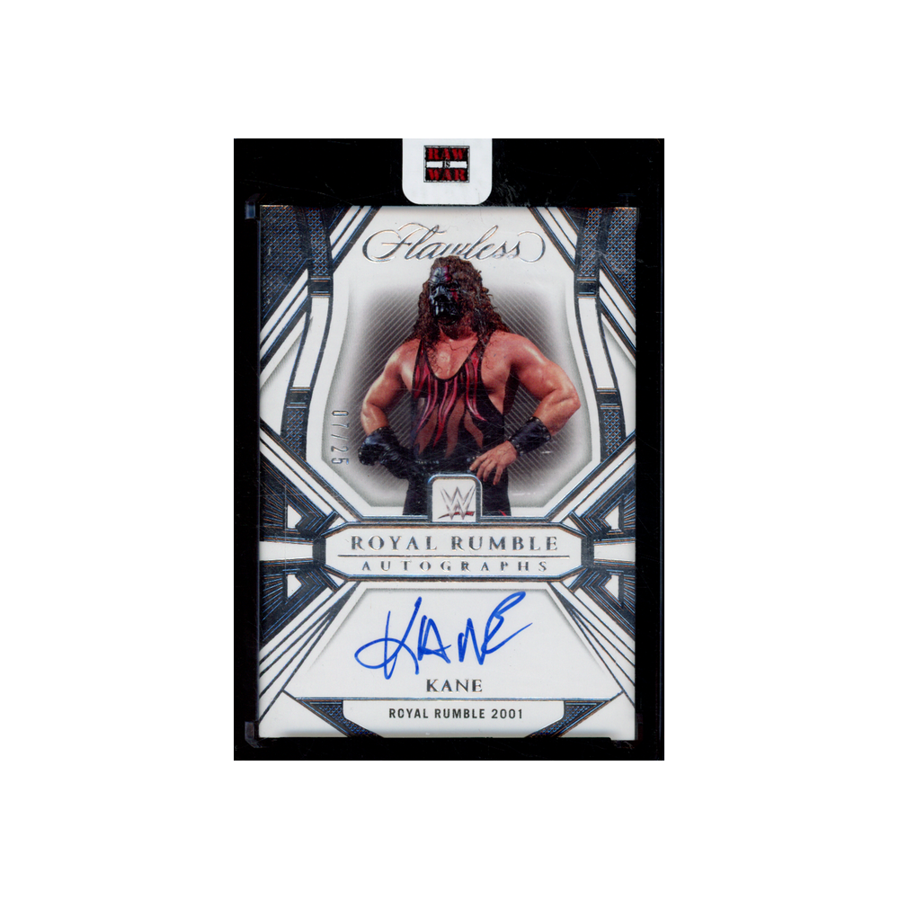 Kane 2024 Panini Flawless WWE Royal Rumble Autographs /25