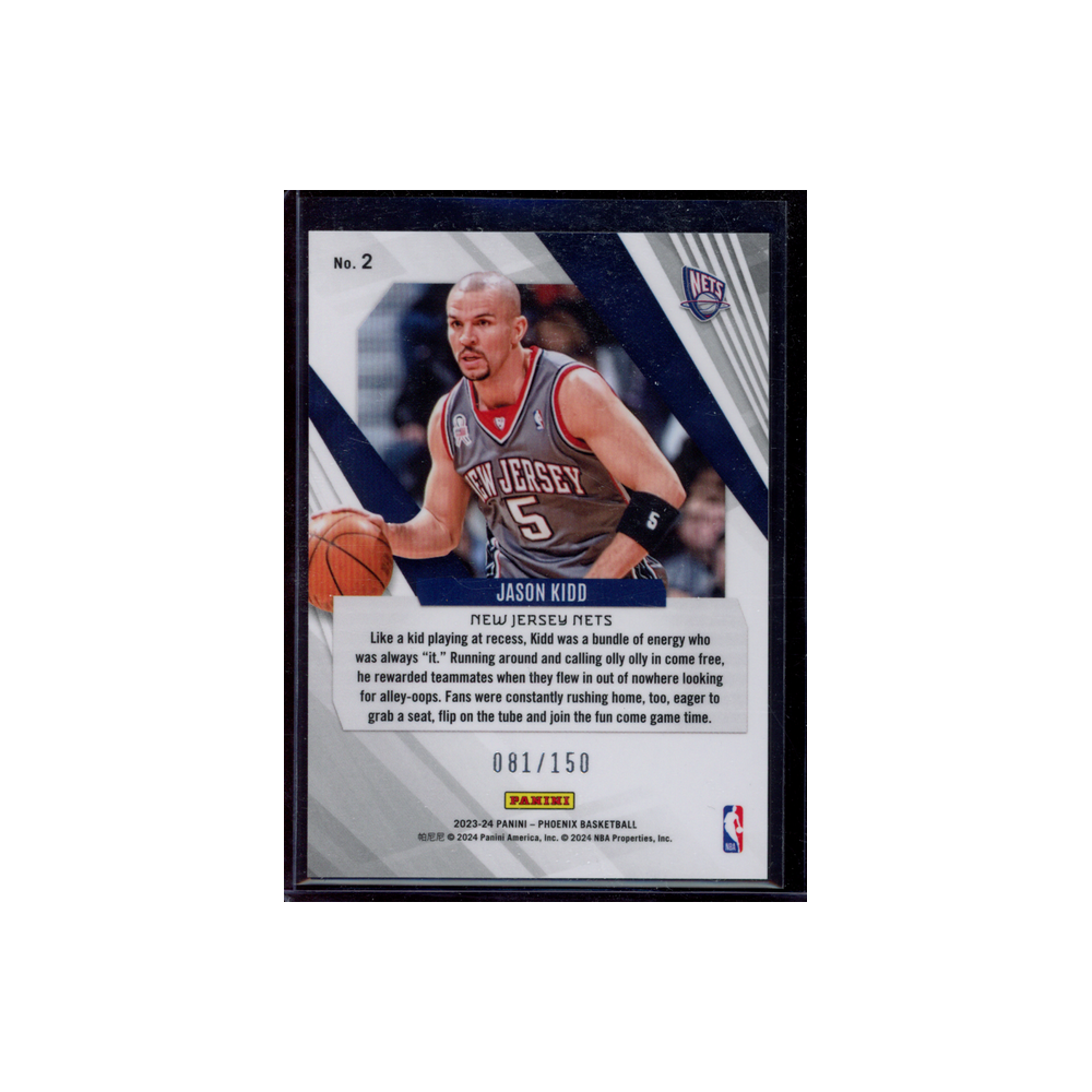 Jason Kidd 2023-24 Panini Phoenix Basketball Purple /150