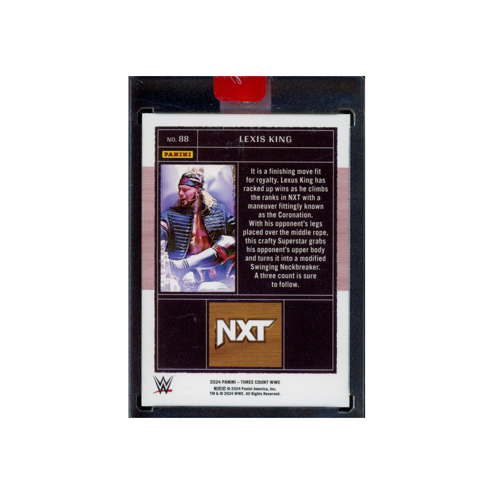 Lexis King 2024 Panini Three Count WWE /25