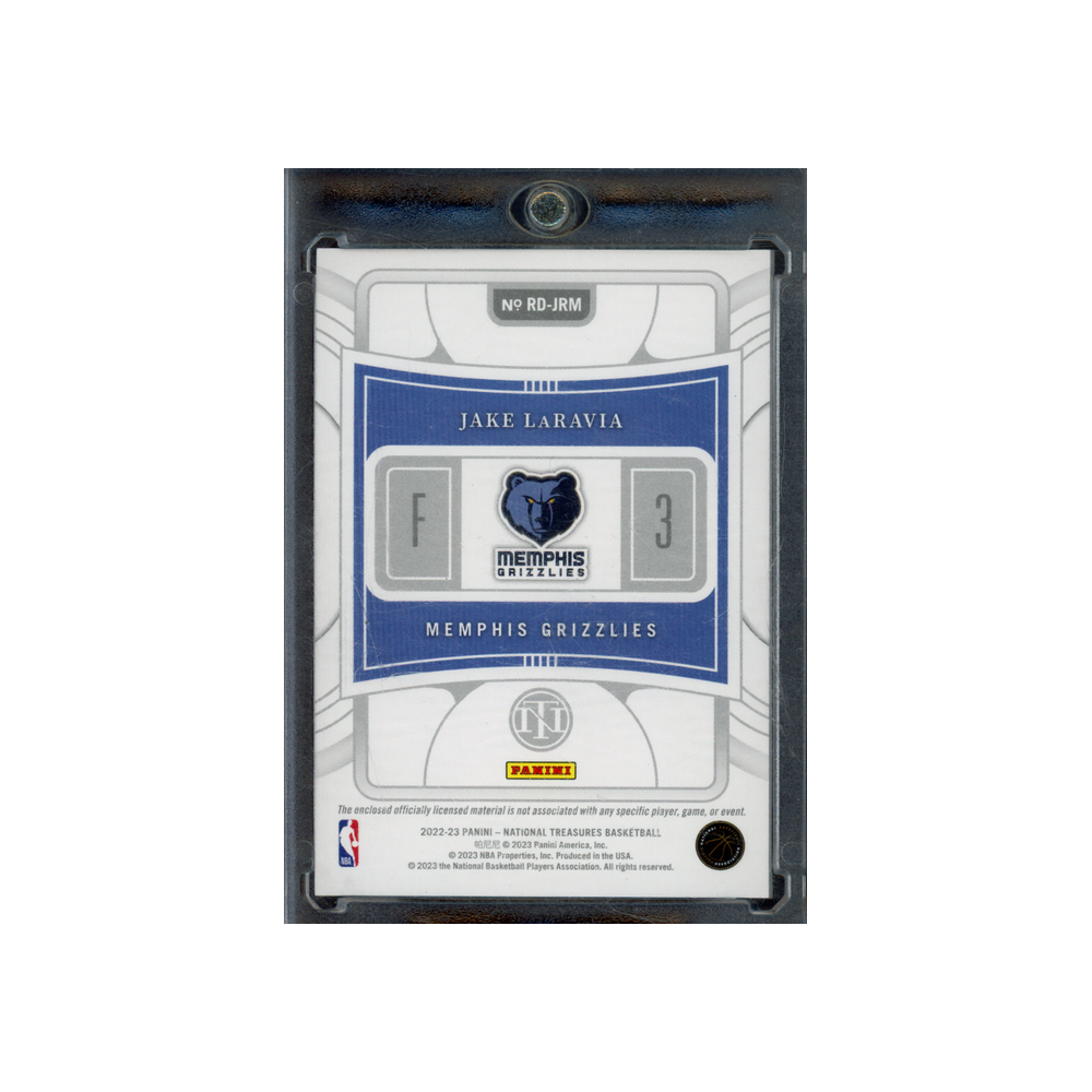 Jake LaRavia 2022-23 Panini National Treasures Basketball Rookie Patch /25