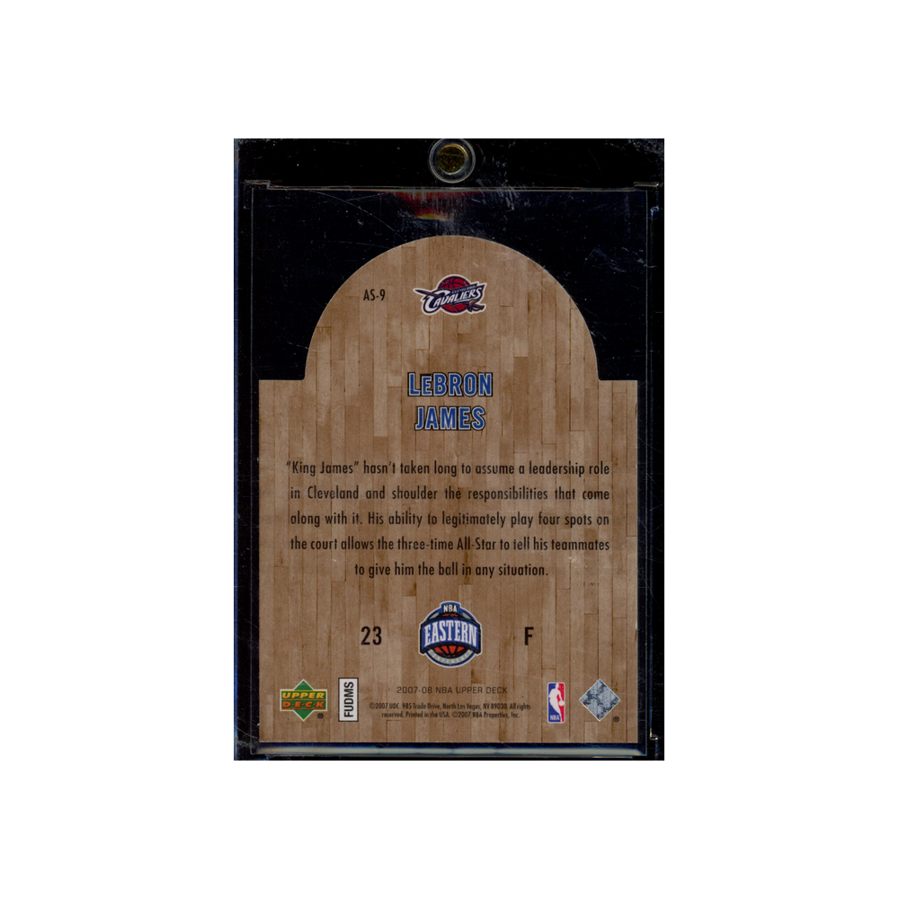 LeBron James 2007-08 Upper Deck NBA All-Stars Die-Cut