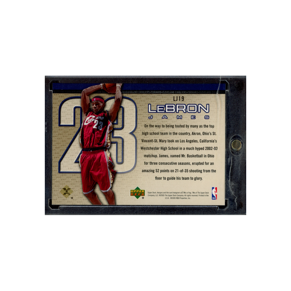LeBron James 2005 Upper Deck Rookie of the Year /23