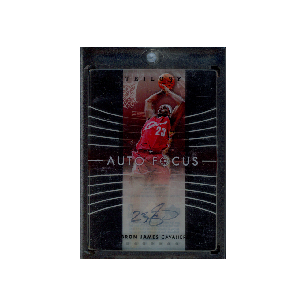 LeBron James 2005 Upper Deck Trilogy Auto Focus Auto