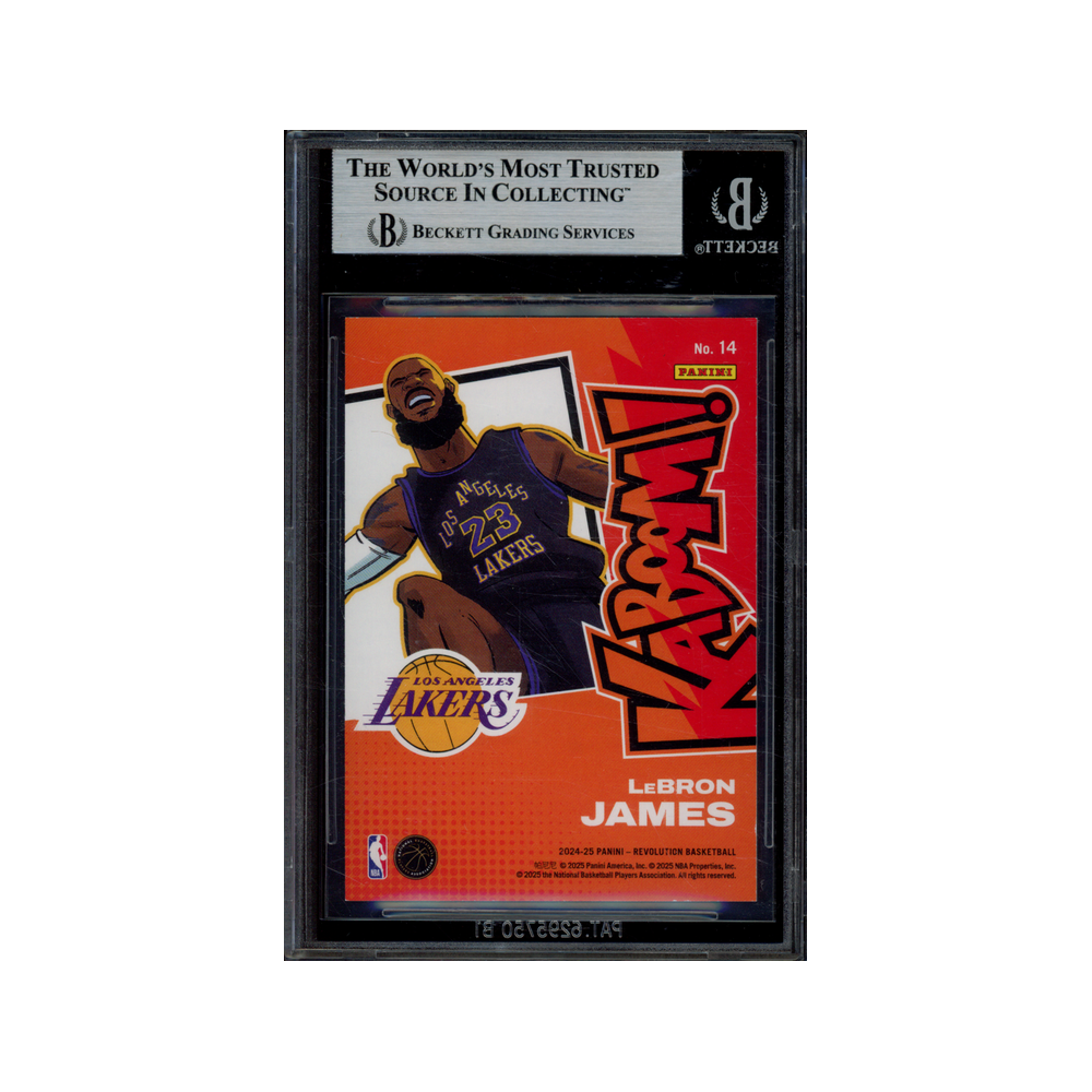 LeBron James 2024-25 Panini Revolution Basketball Kaboom BGS 9
