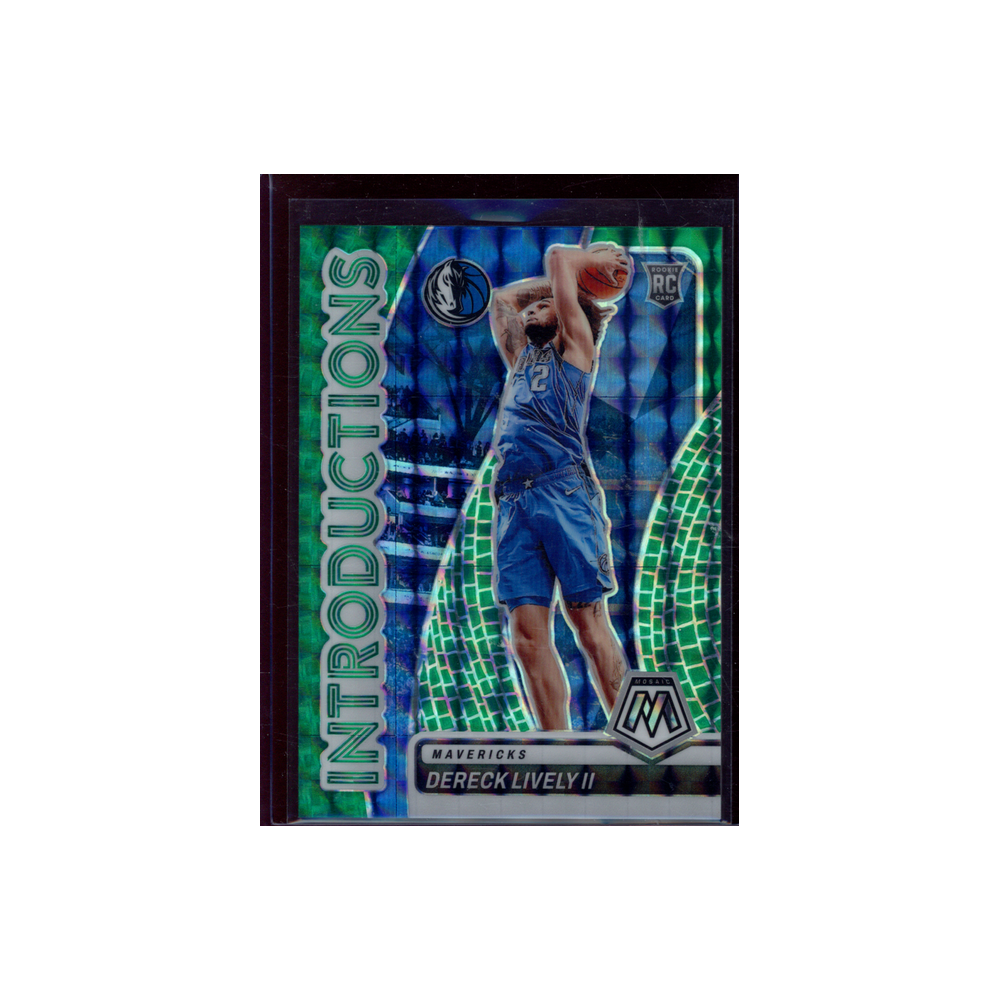 Dereck Lively II 2023-24 Panini Mosaic Introductions /75
