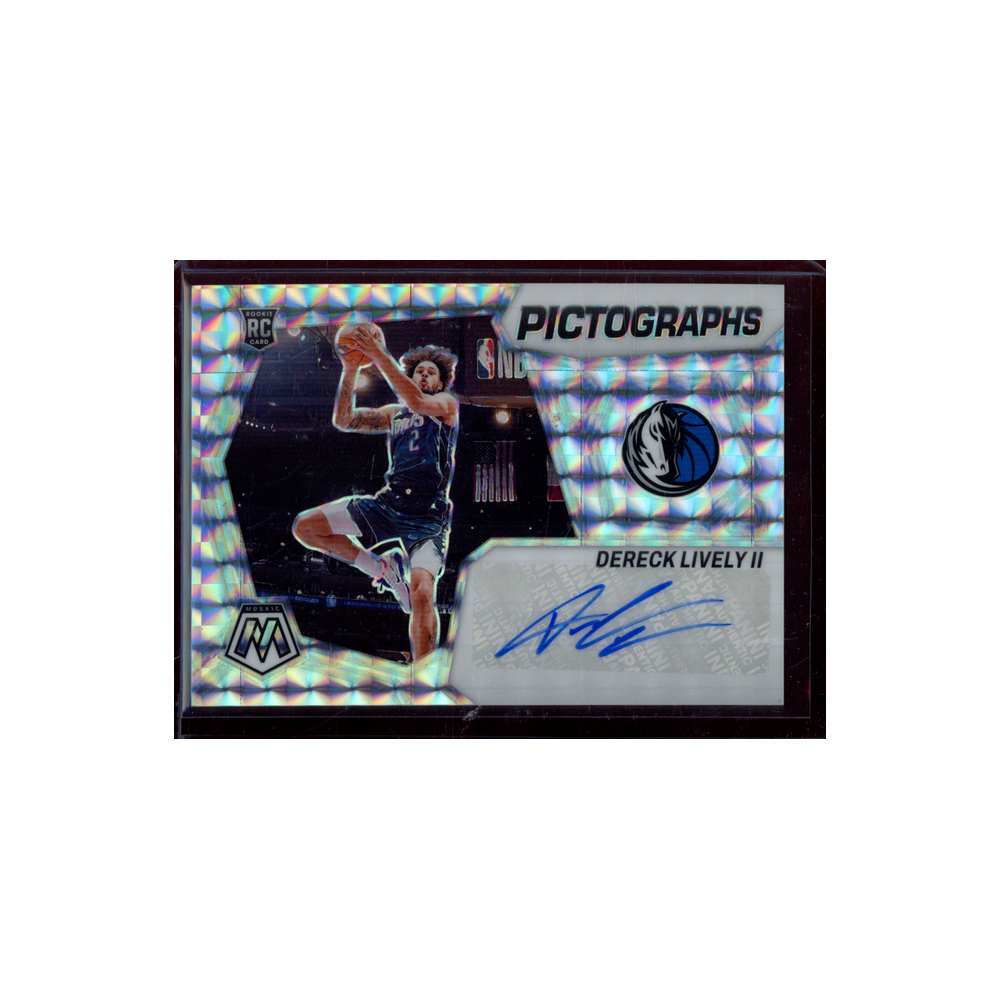 Dereck Lively II 2023-24 Panini Mosaic Basketball Rookie Pictographs