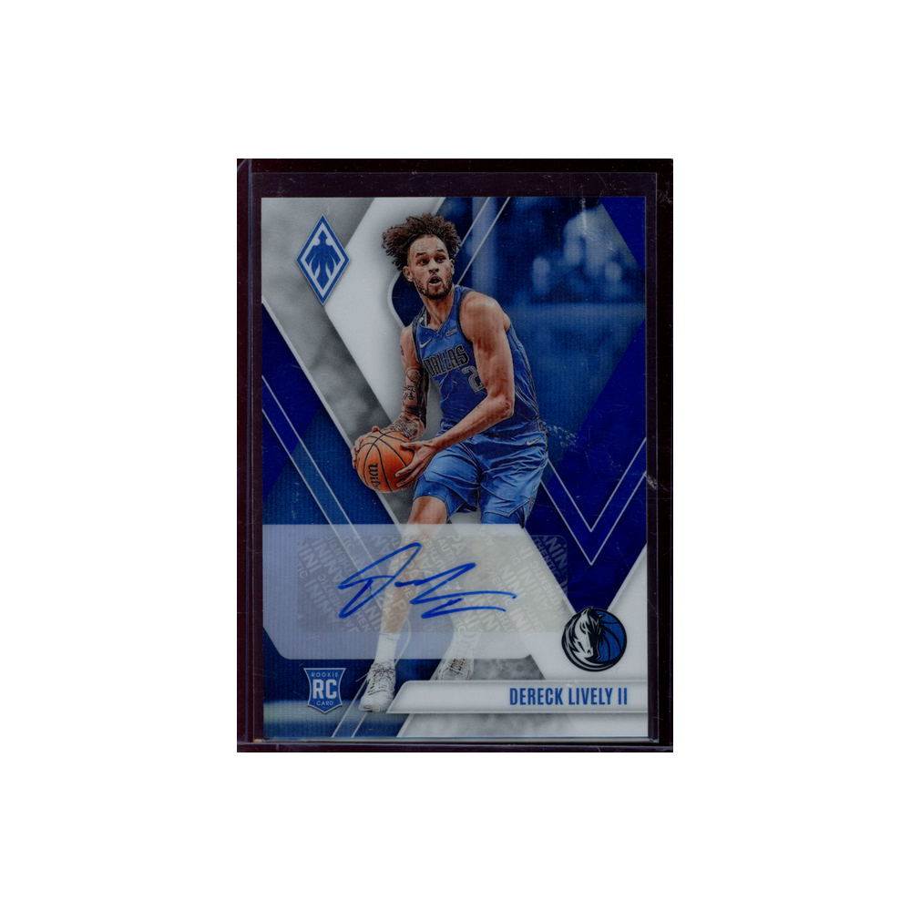 Dereck Lively II 2023-24 Panini Phoenix Basketball Rookie Auto /25