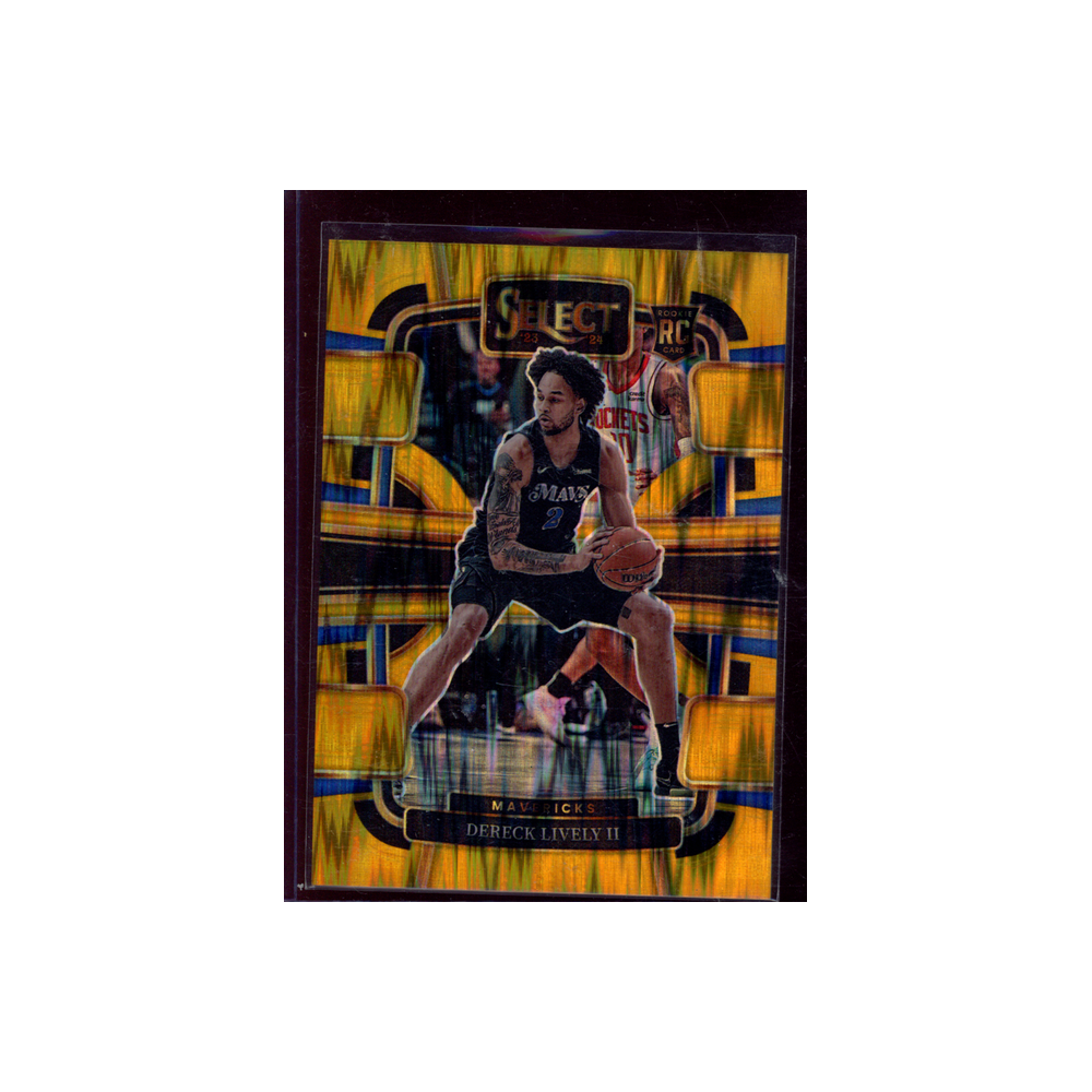 Dereck Lively II 2023-24 Panini Select Basketball Concourse Rookie Gold Flash /10