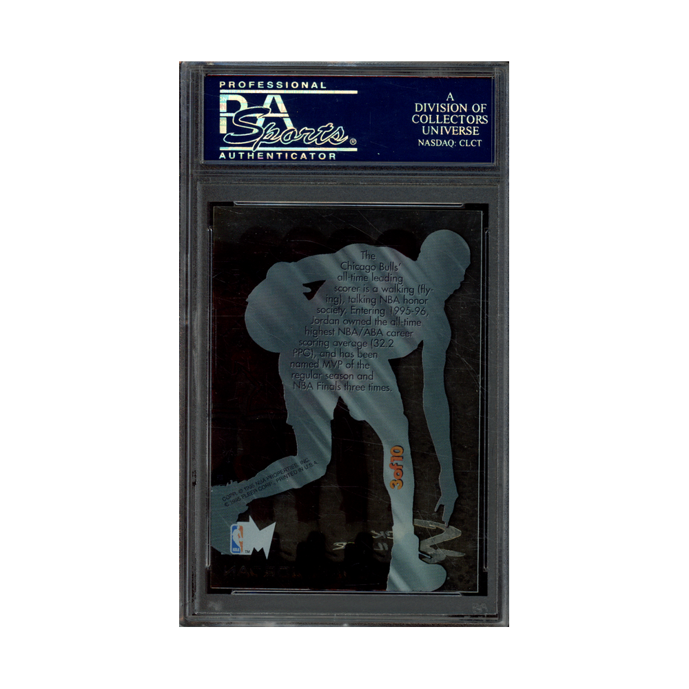 Michael Jordan 1995 Metal Slick Silver PSA 10
