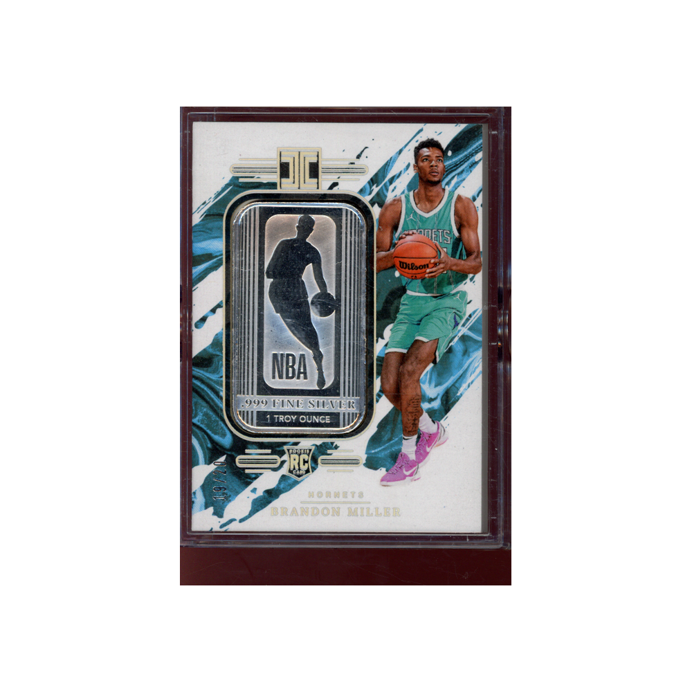 Brandon Miller 2023-24 Panini Impeccable Basketball Silver Bar Rookie /20
