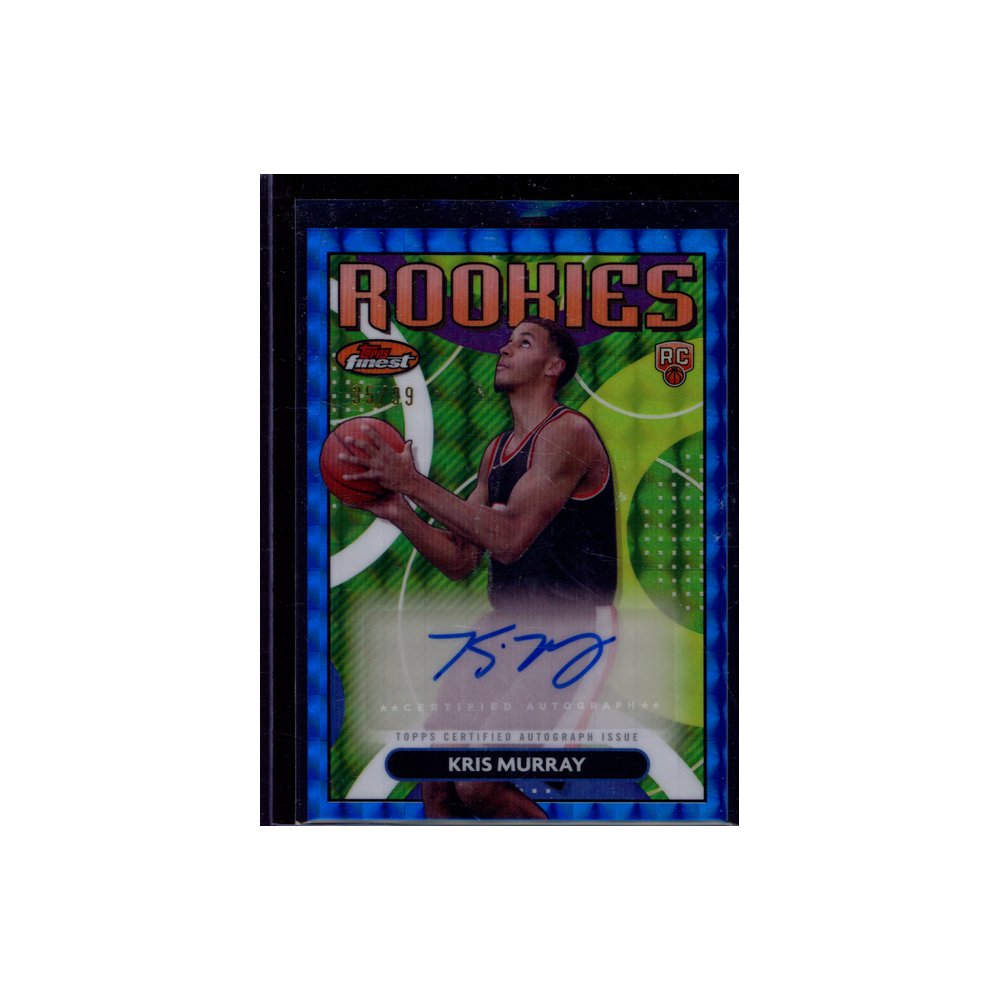 Kris Murray 2023-24 Topps Finest Basketball Rookies Auto /99