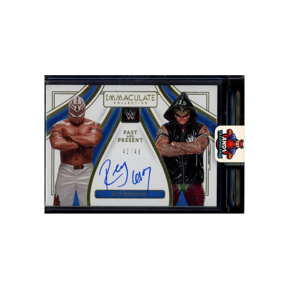 Rey Mysterio 2023 Panini Immaculate Collection WWE Past and Present Auto /49