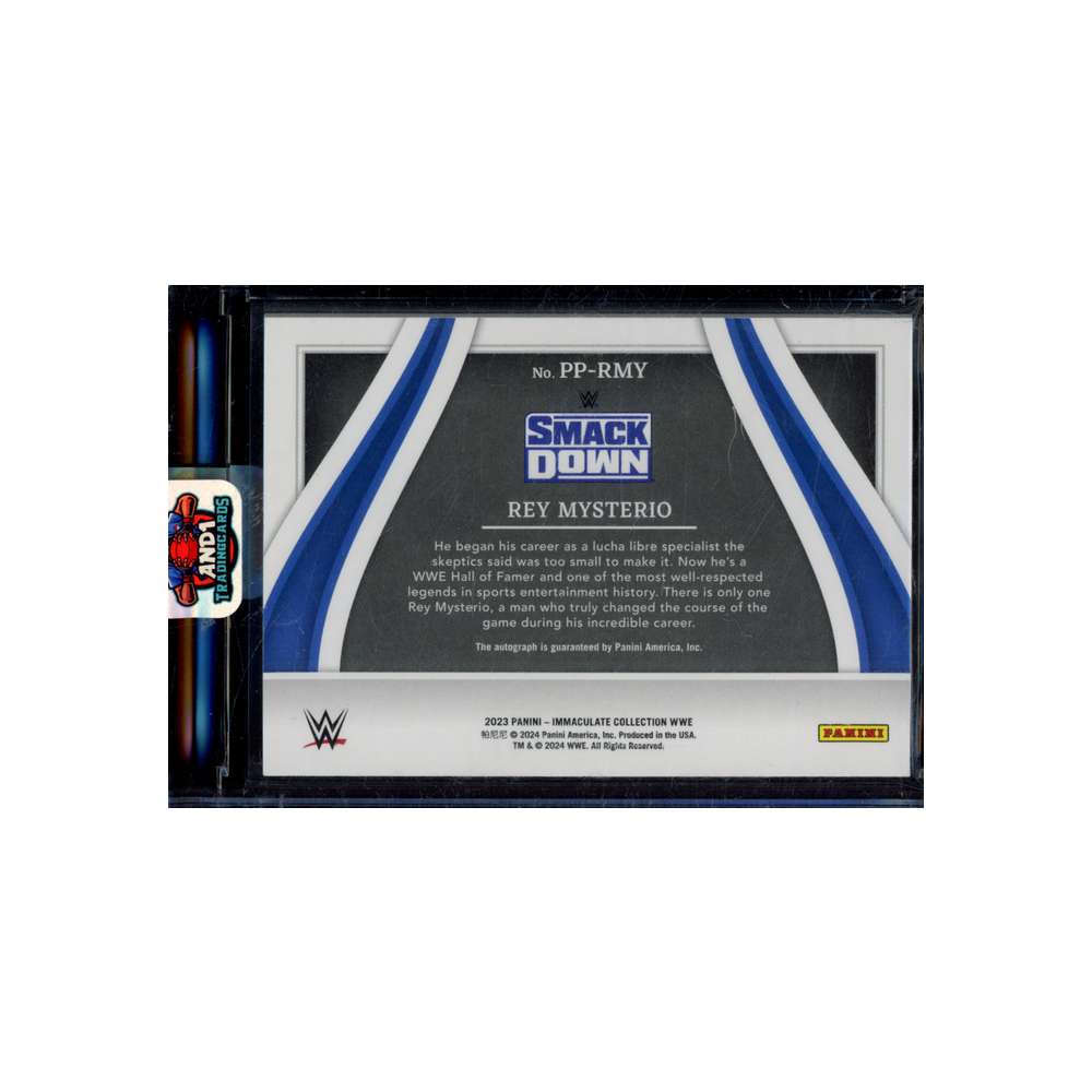 Rey Mysterio 2023 Panini Immaculate Collection WWE Past and Present Auto /49