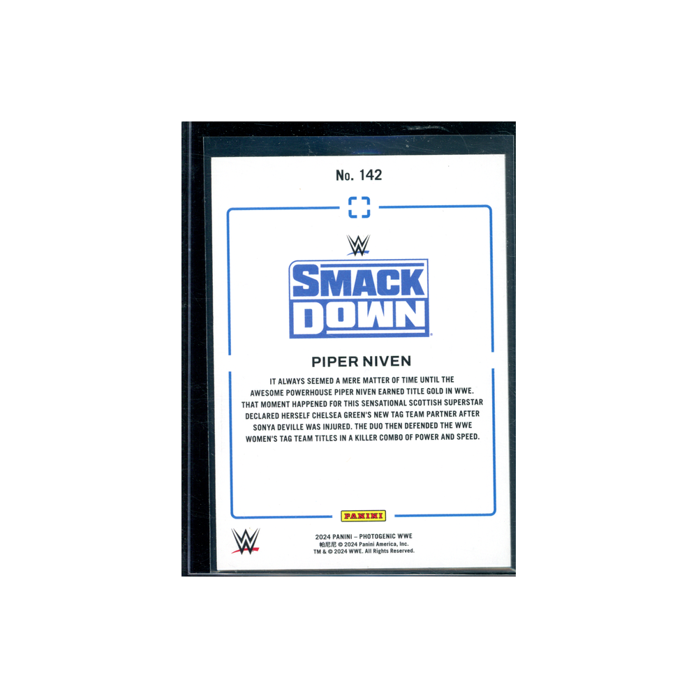 Piper Niven 2024 Panini Photogenic WWE Diamond /75