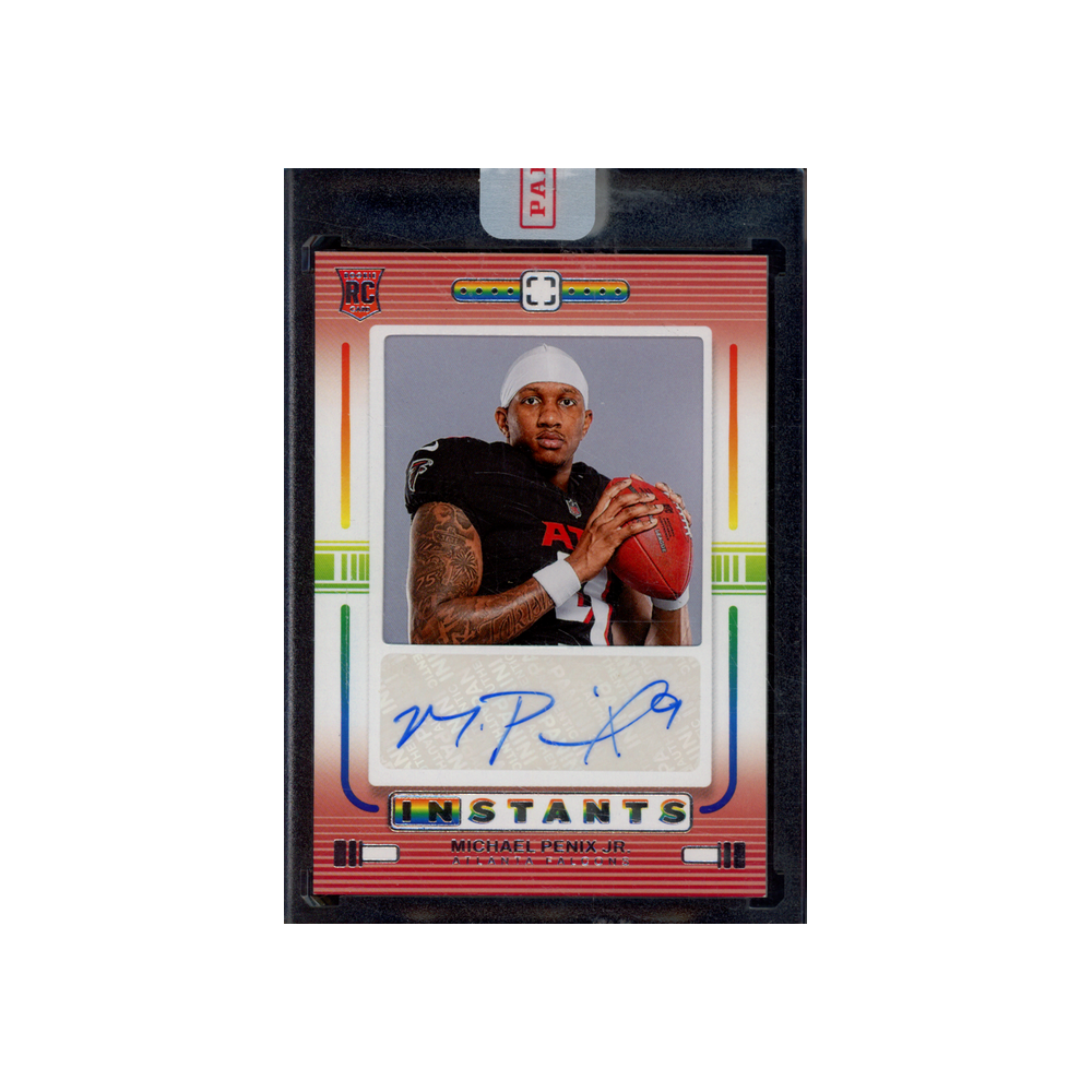 Michael Penix 2024 Panini Photogenic Basketball Instants Rookie Auto