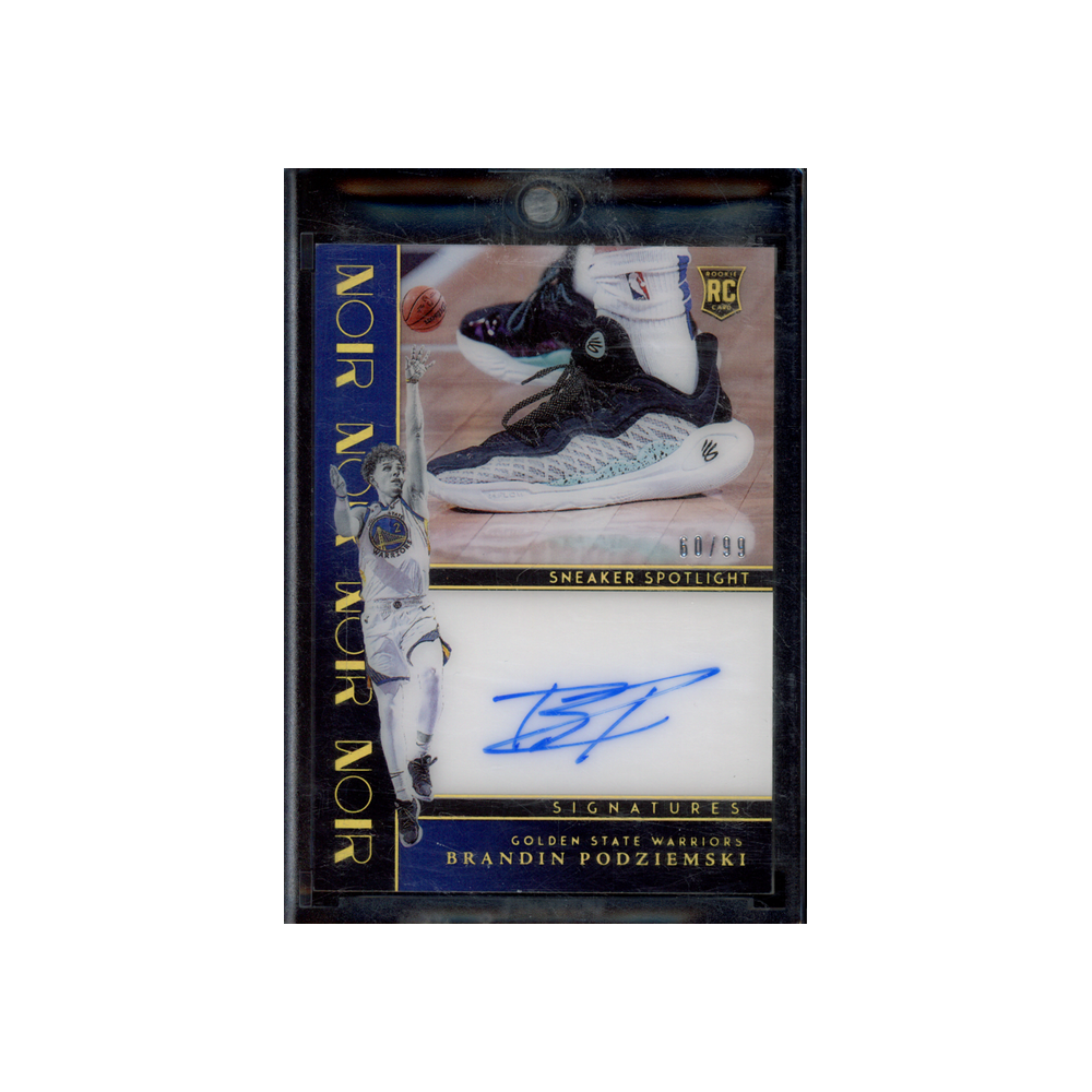 Brandin Podziemski 2023-24 Panini Photogenic Basketball Sneaker Spotlight Rookie Auto /99