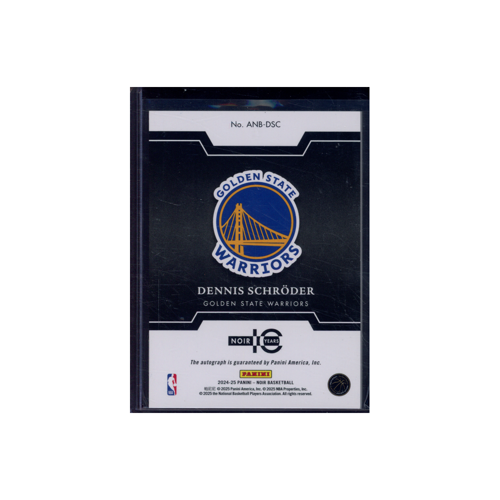 Dennis Schröder 2024-25 Panini Noir Basketball Auto /99