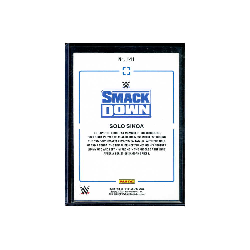 Solo Sikoa 2024 Panini Photogenic WWE Wedges /49