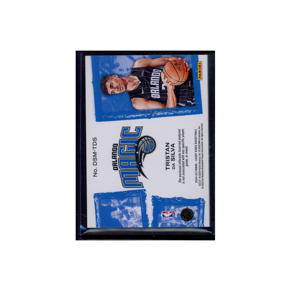 Tristan Da Silva 2024-25 Panini Court Kings Basketball Rookie Swatches