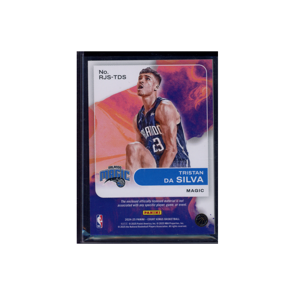 Tristan Da Silva 2024-25 Panini Court Kings Basketball Rookie Swatches