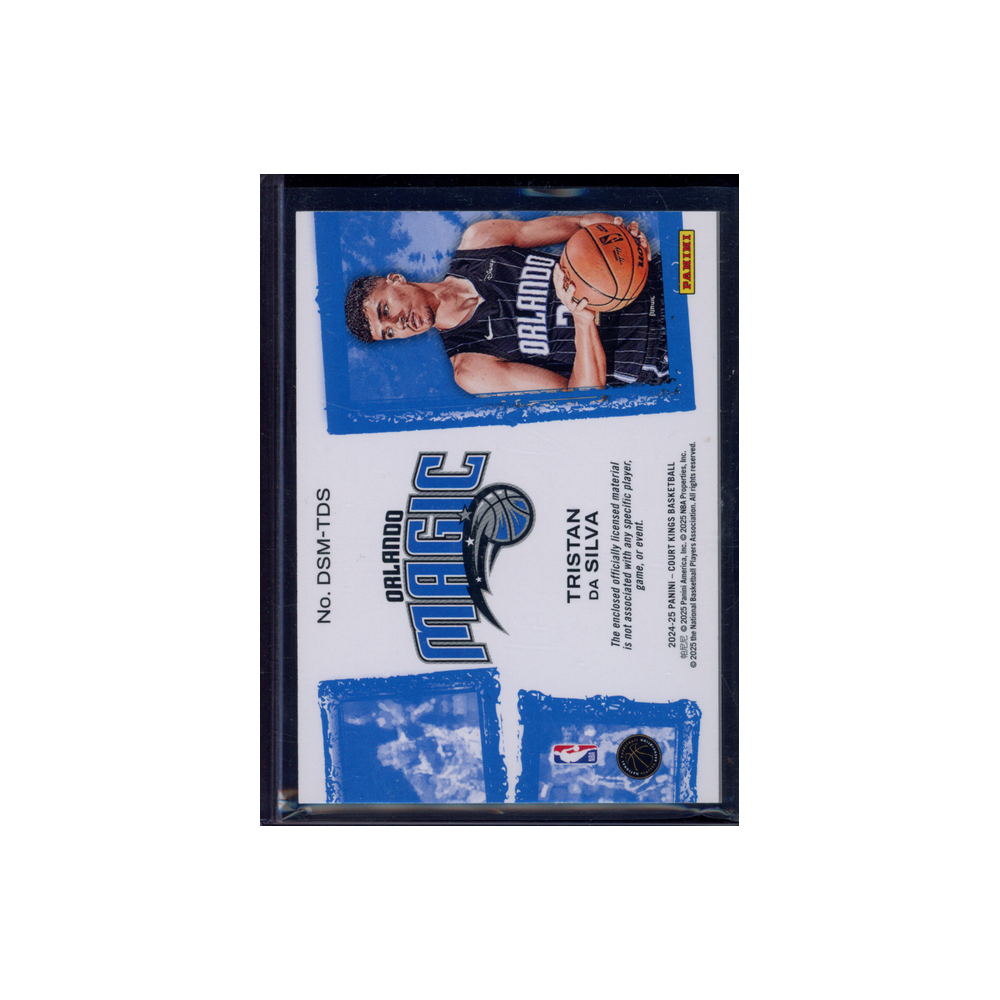 Tristan Da Silva 2024-25 Panini Court Kings Basketball Rookie Swatches