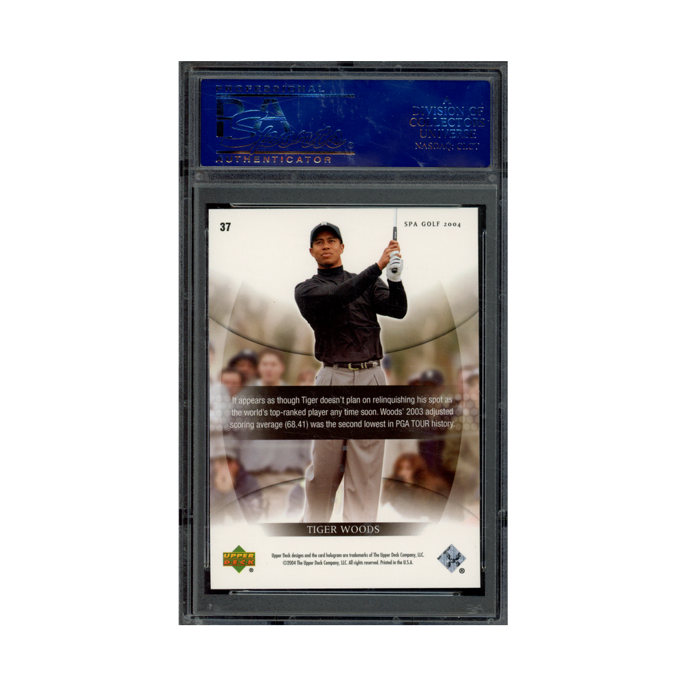 Tiger Woods 2004 SP Authentic Golf PSA 10