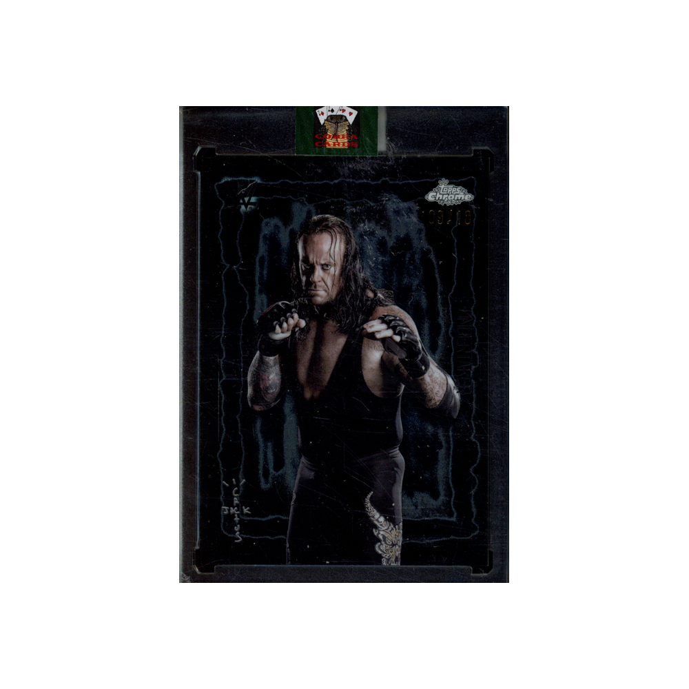 Undertaker 2025 Topps Chrome Cactus Jack Festival Fury Black Refractor /10