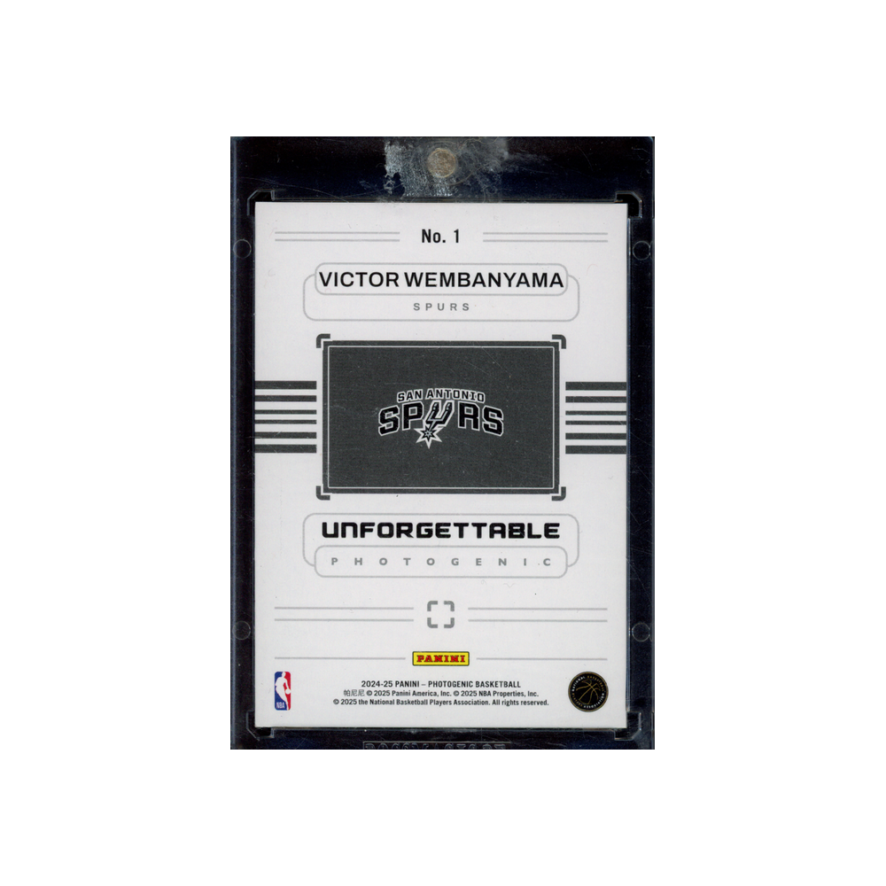 Victor Wembanyama 2024-25 Panini Photogenic Basketball Unforgettable Wedges /49