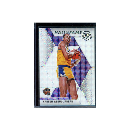 Kareem Abdul-Jabbar 2019-20 Mosaic Basketball Hall of Fame White /25