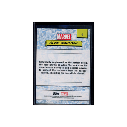 Adam Warlock 2024 Topps Marvel Chrome Blue Wave /150