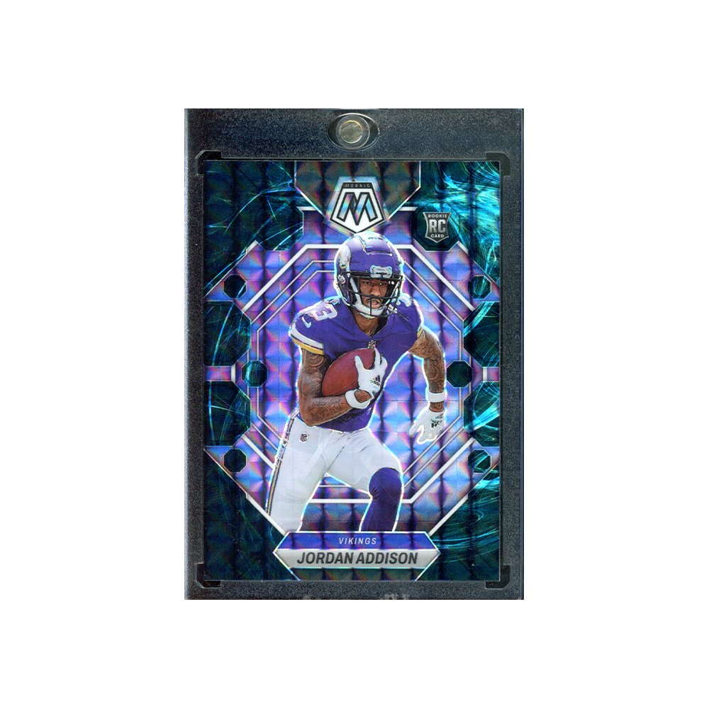 Jordan Addison 2023 Panini Mosaic Football Genesis Rookie