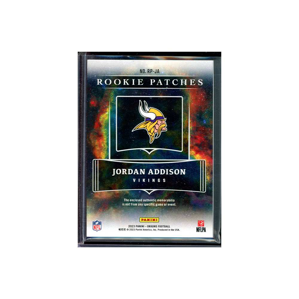 Addison 2023 Panini Origins Football Rookie Patches /99