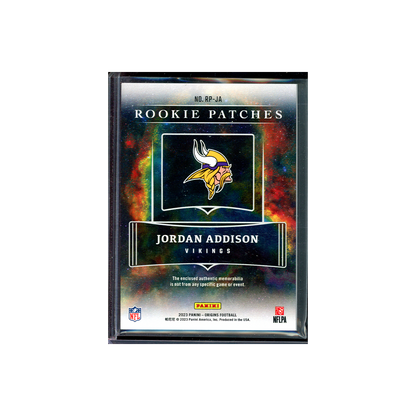 Addison 2023 Panini Origins Football Rookie Patches /99