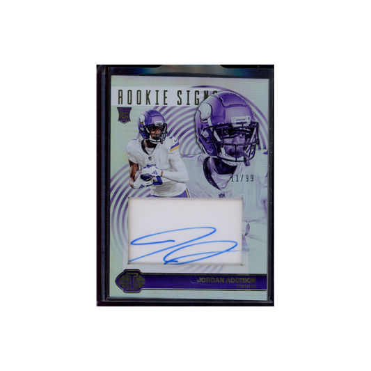 Jordan Addison 2023 Panini Illusions Rookie Signs Auto /99