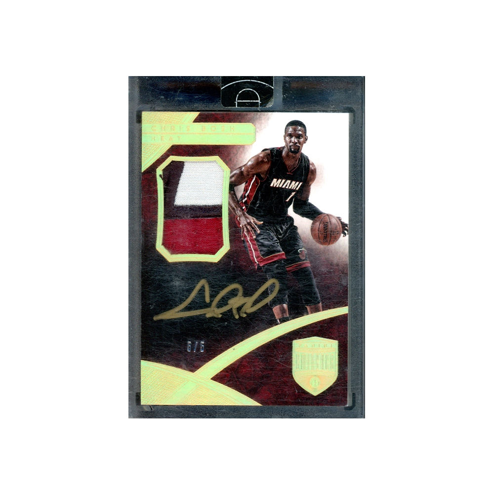 Chris Bosh 2014-15 Panini Eminence Basketball Patch Auto /5