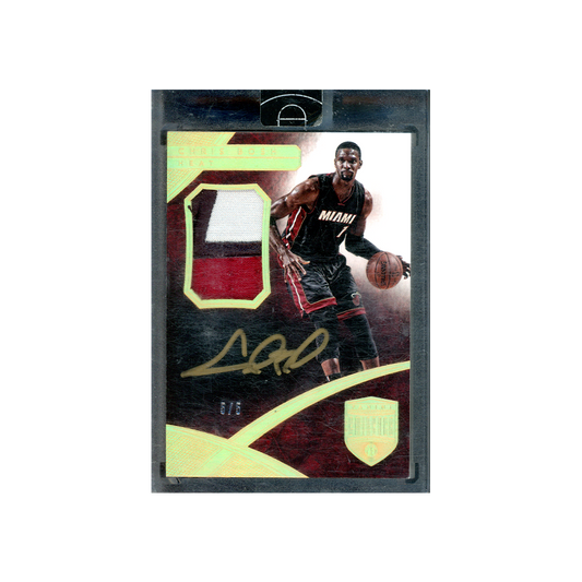 Chris Bosh 2014-15 Panini Eminence Basketball Patch Auto /5