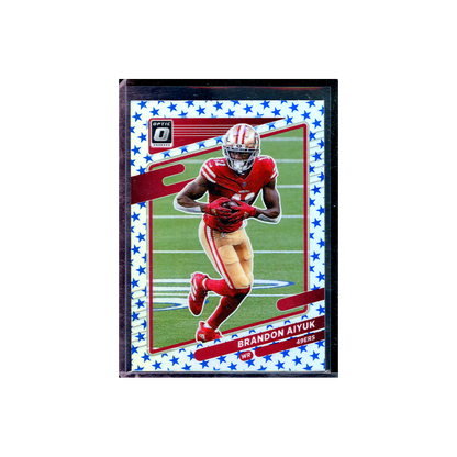 Brandon Aiyuk 2021 Panini Donruss Optic Football Stars