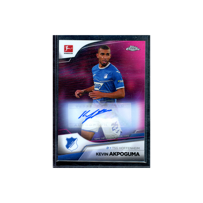 Kevin Akpoguma 2022-23 Topps Chrome Bundesliga Auto Pink Refractor /150