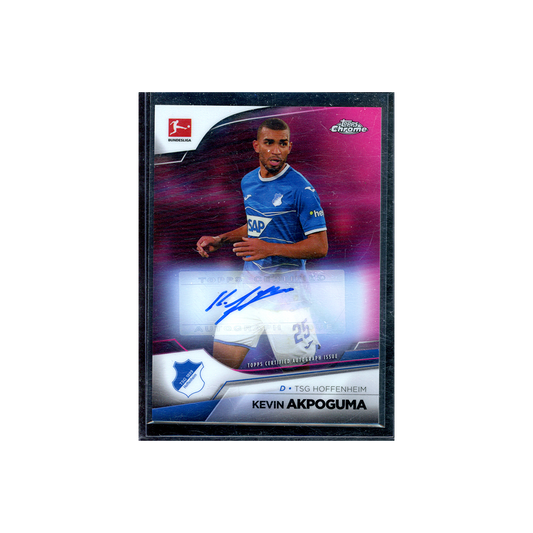 Kevin Akpoguma 2022-23 Topps Chrome Bundesliga Auto Pink Refractor /150