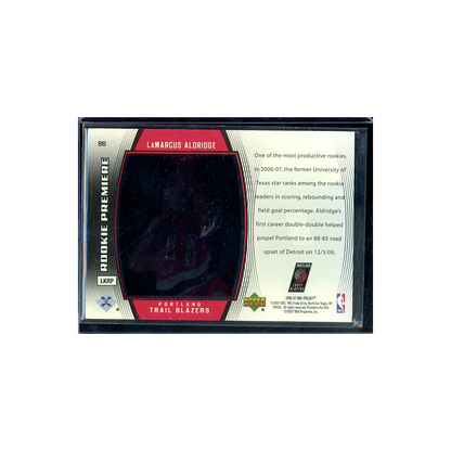 LaMarcus Aldridge 2006-07 Upper Deck NBA Trilogy Rookie Premiere /33