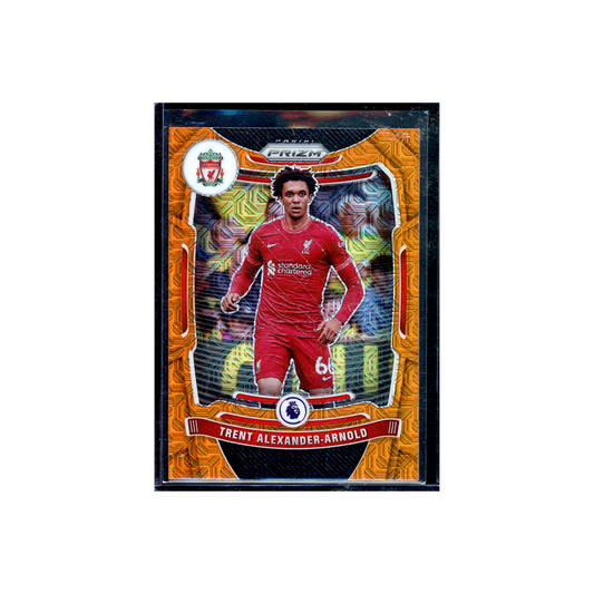 Trent Alexander-Arnold 2021-22 Panini Prizm PL Soccer Orange Mojo Prizm