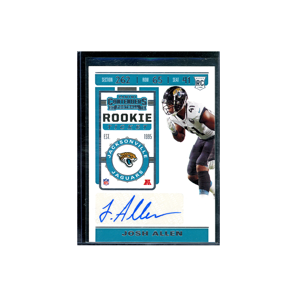 Josh Allen 2019 Panini Contenders Football Rookie Ticket Auto