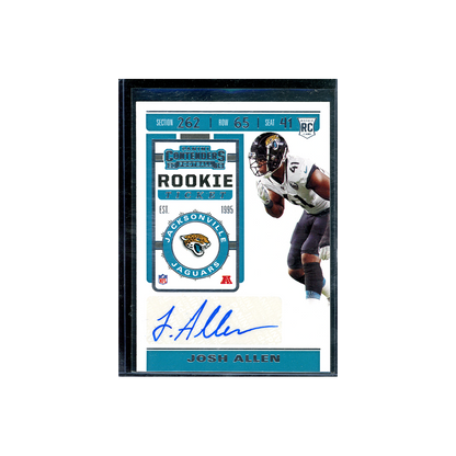 Josh Allen 2019 Panini Contenders Football Rookie Ticket Auto