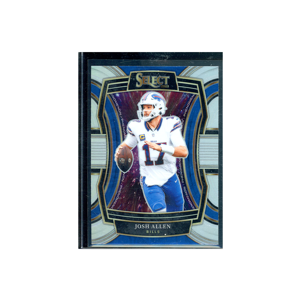 Josh Allen 2023 Panini Select Football Silver Phenomenon